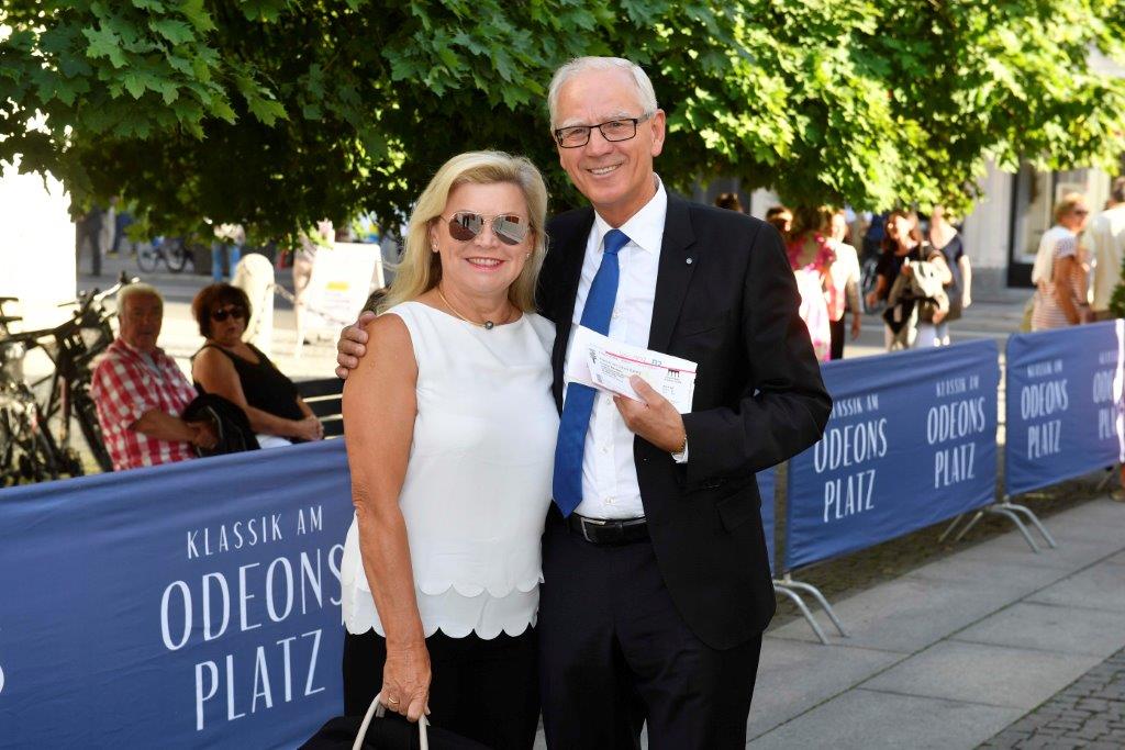 Klassik am Odeonsplatz; eine Veranstaltung des Bayerischen Rundfunks am 13.07.2018
